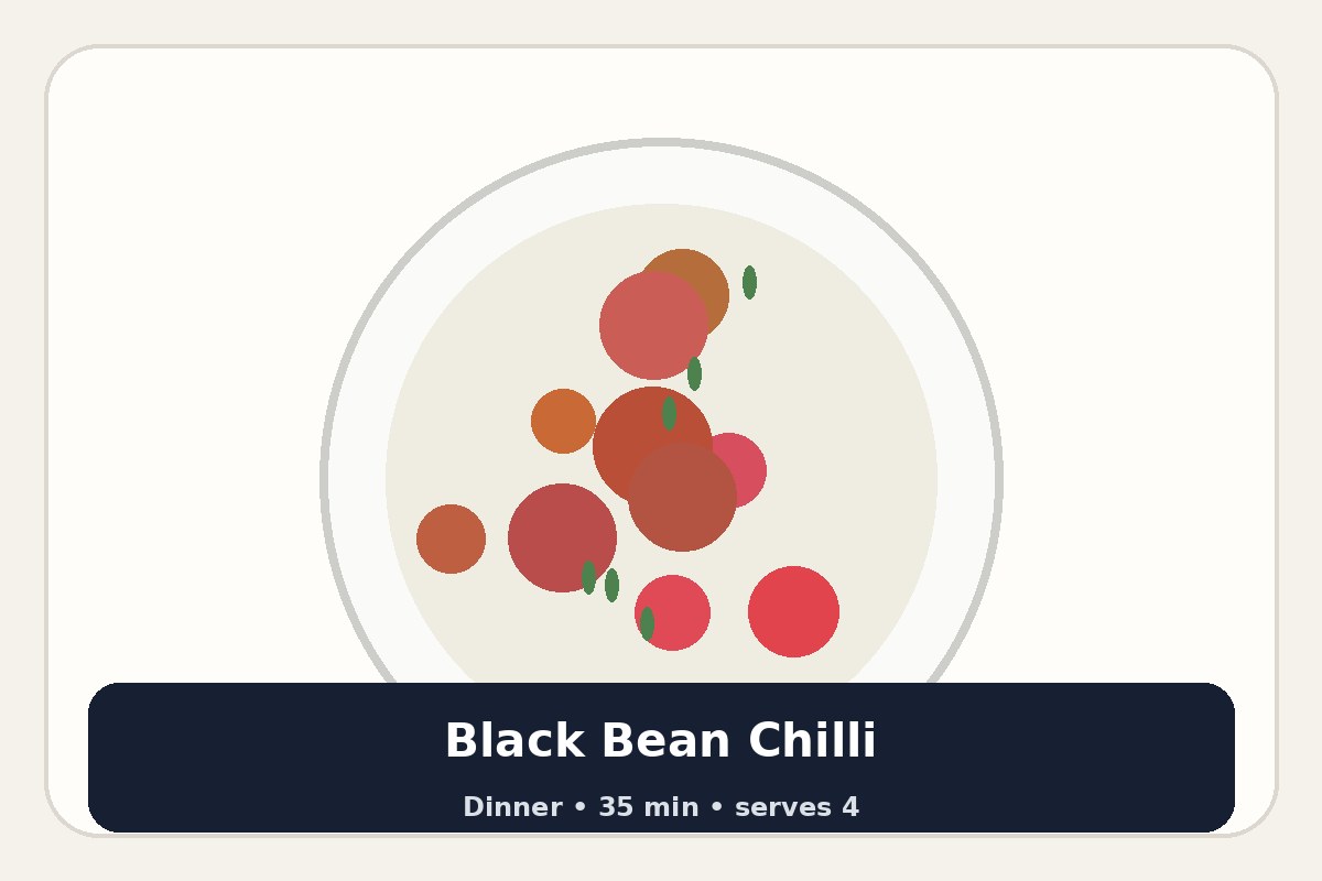 Black Bean Chilli