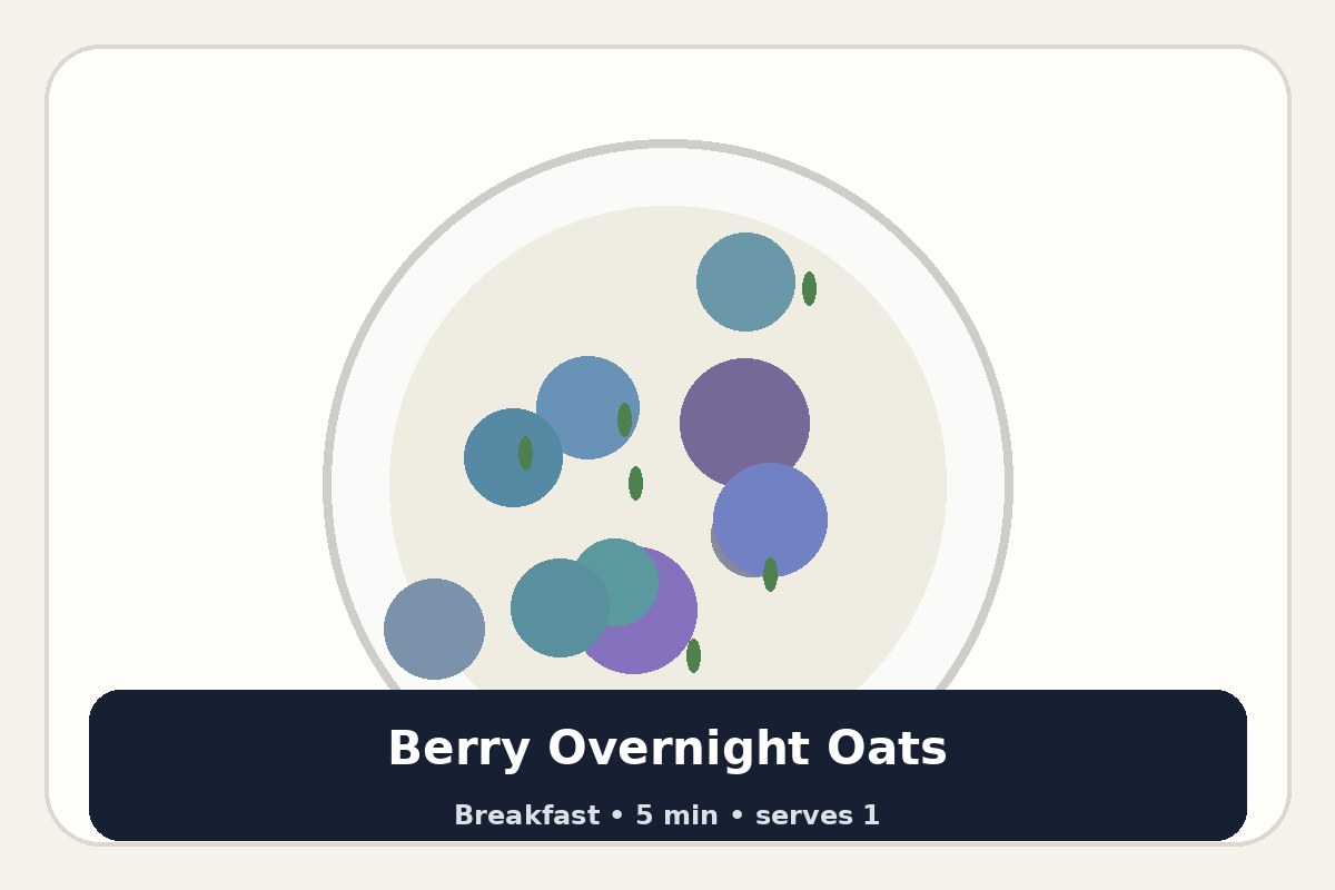 Berry Overnight Oats
