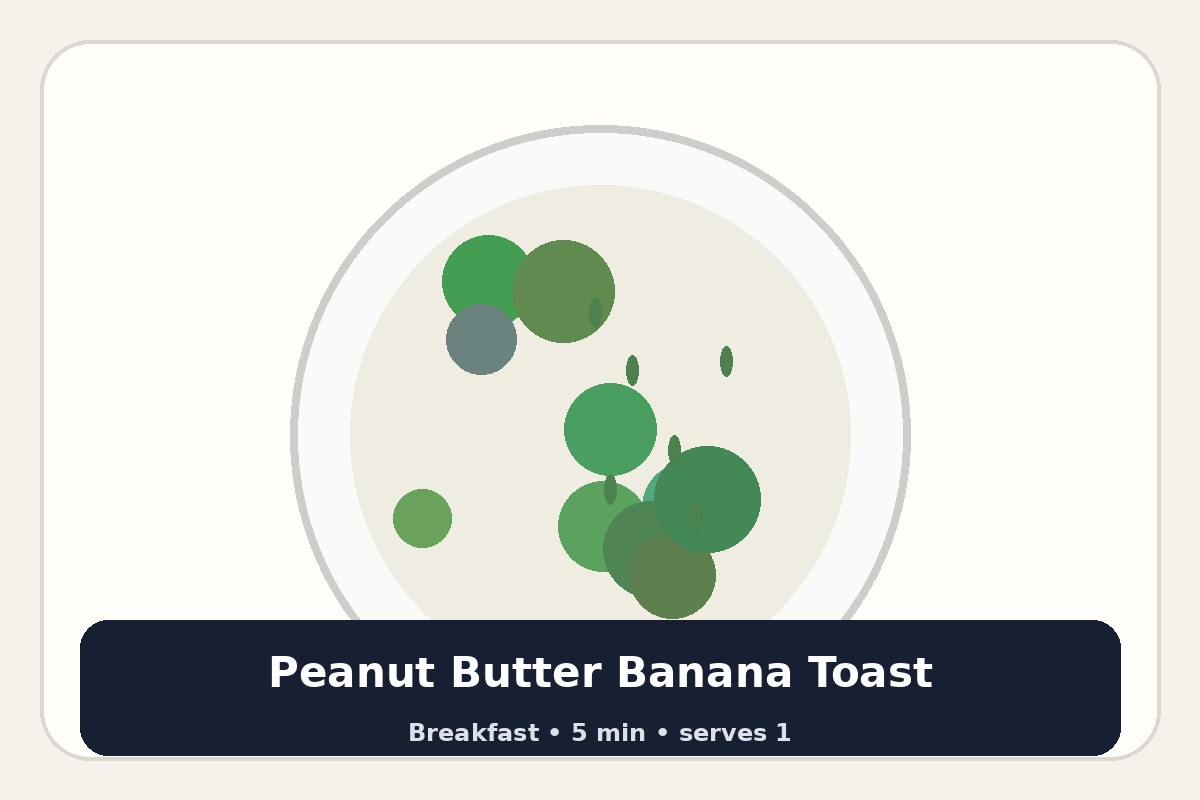 Peanut Butter Banana Toast