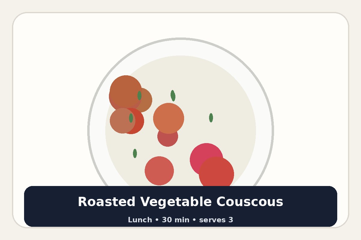 Roasted Vegetable Couscous