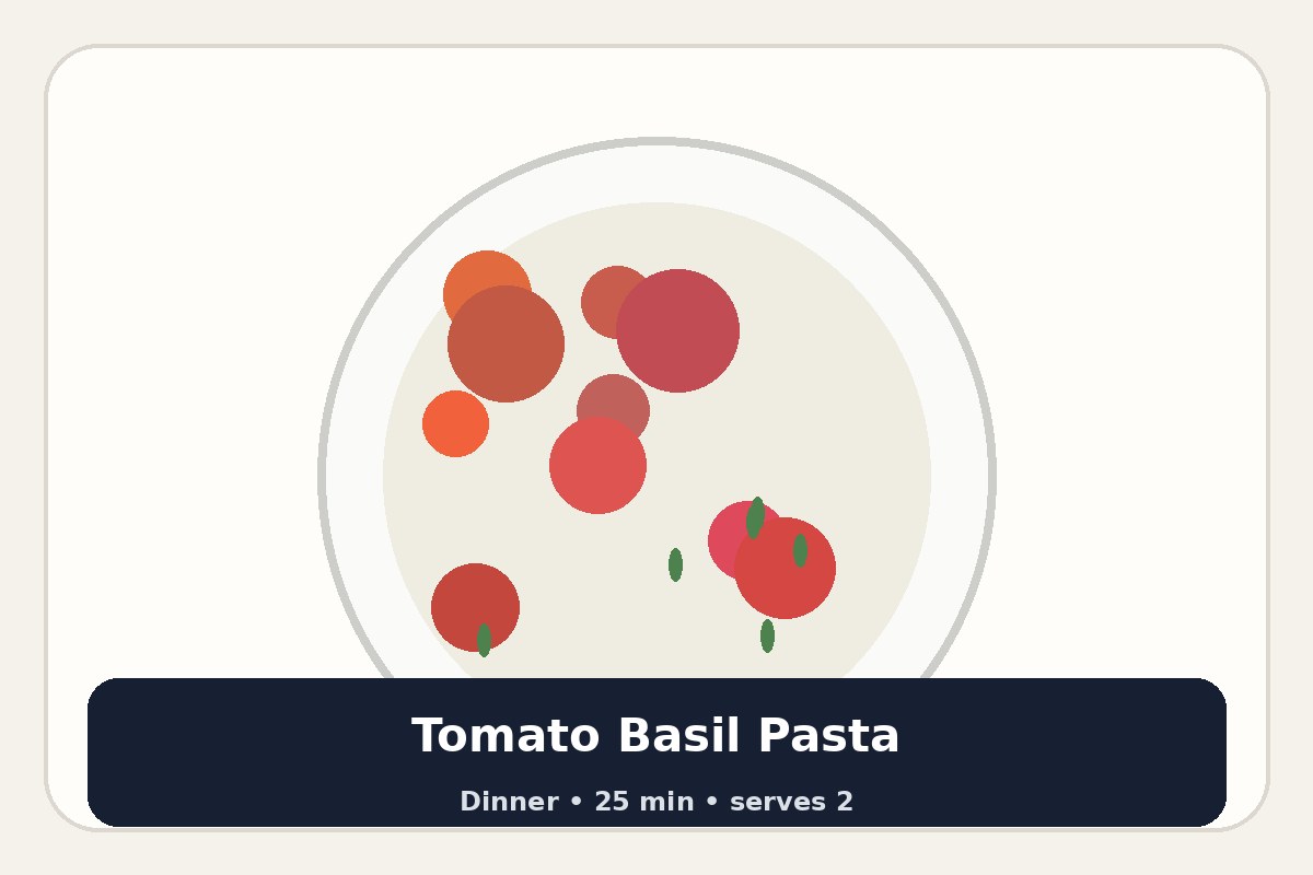 Tomato Basil Pasta