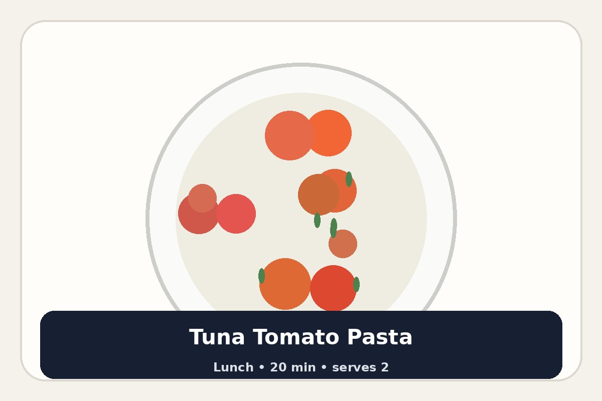 Tuna Tomato Pasta