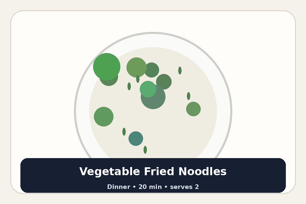 Vegetable Fried Noodles